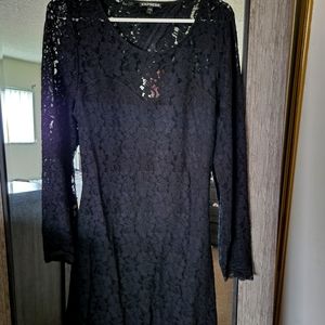 Express mini black dress